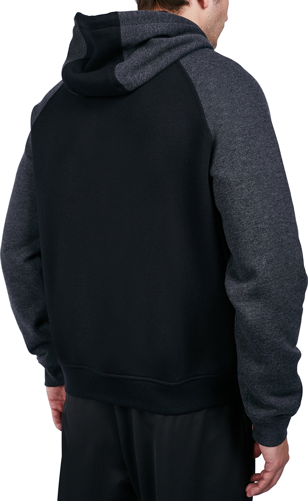 LESCON 18N-1137 Siyah Erkek Fermuarlı Kapüşonlu Sweatshirt