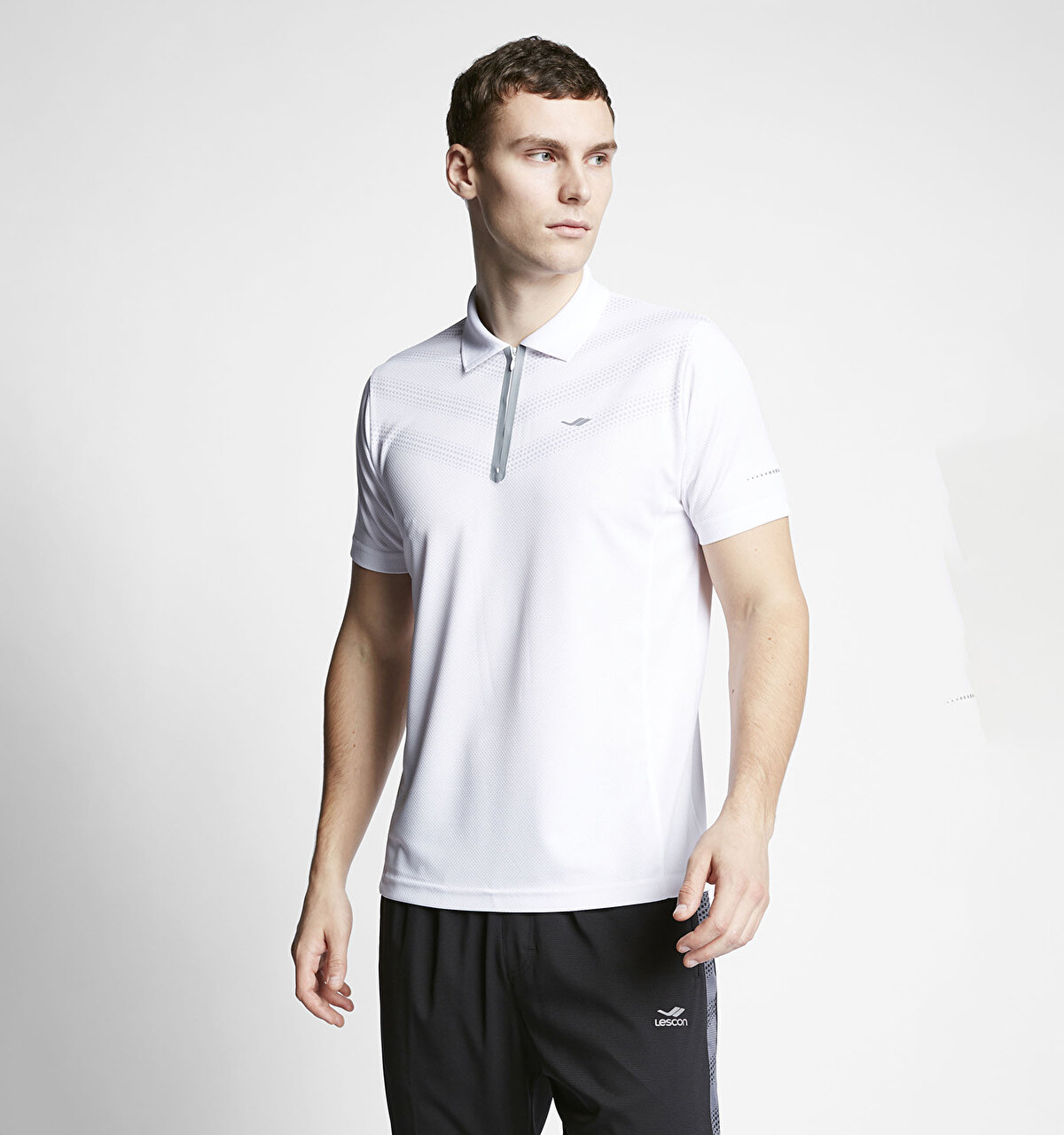 TAYNEW POLCASAN Tシャツ　Lサイズ LESCON Erkek Tenis Kısa Kollu Polo Yaka T-Shirt 23B-1046 | Lescon