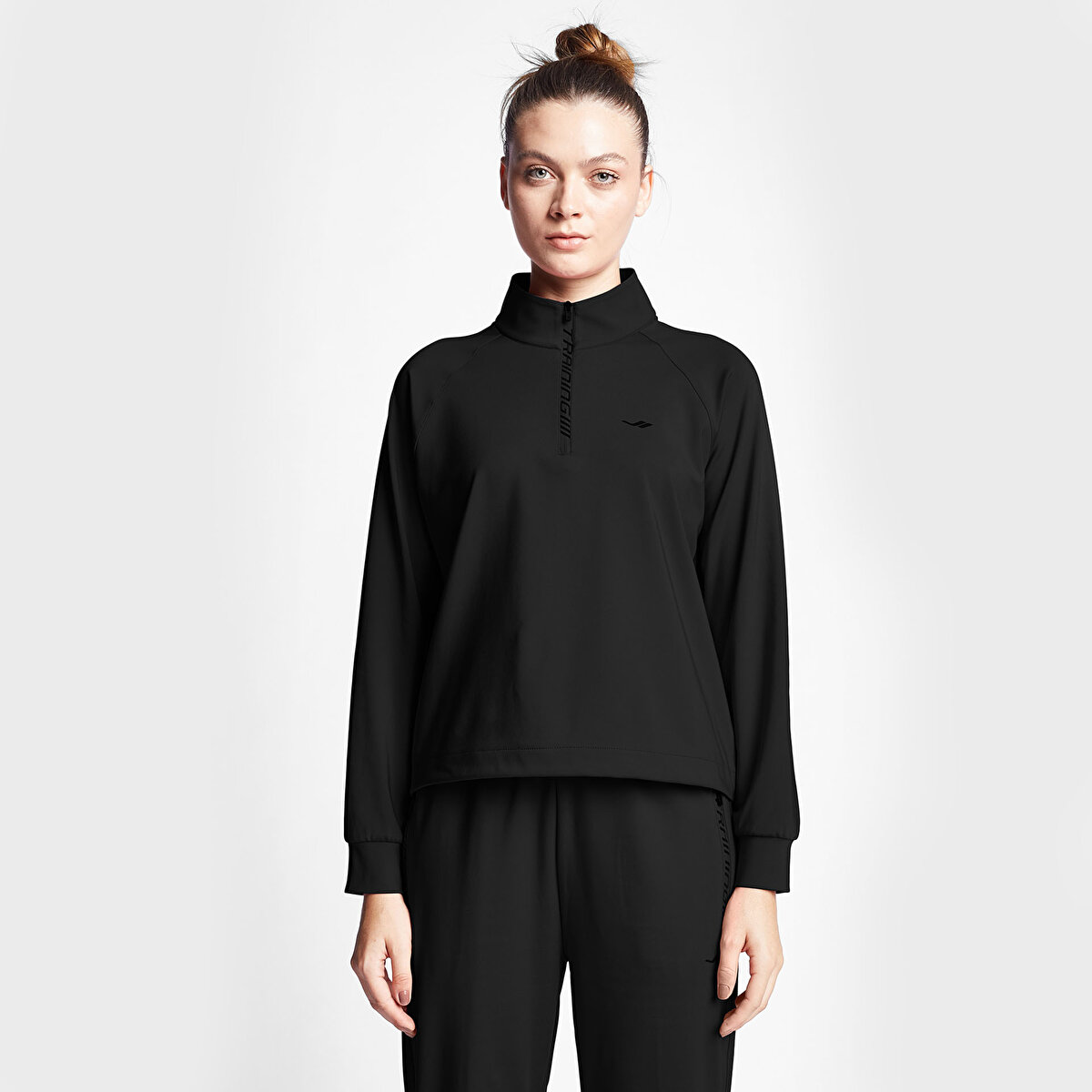 LESCON Kadın Antrenman Yarım Fermuarlı Sweatshirt 24B-2014