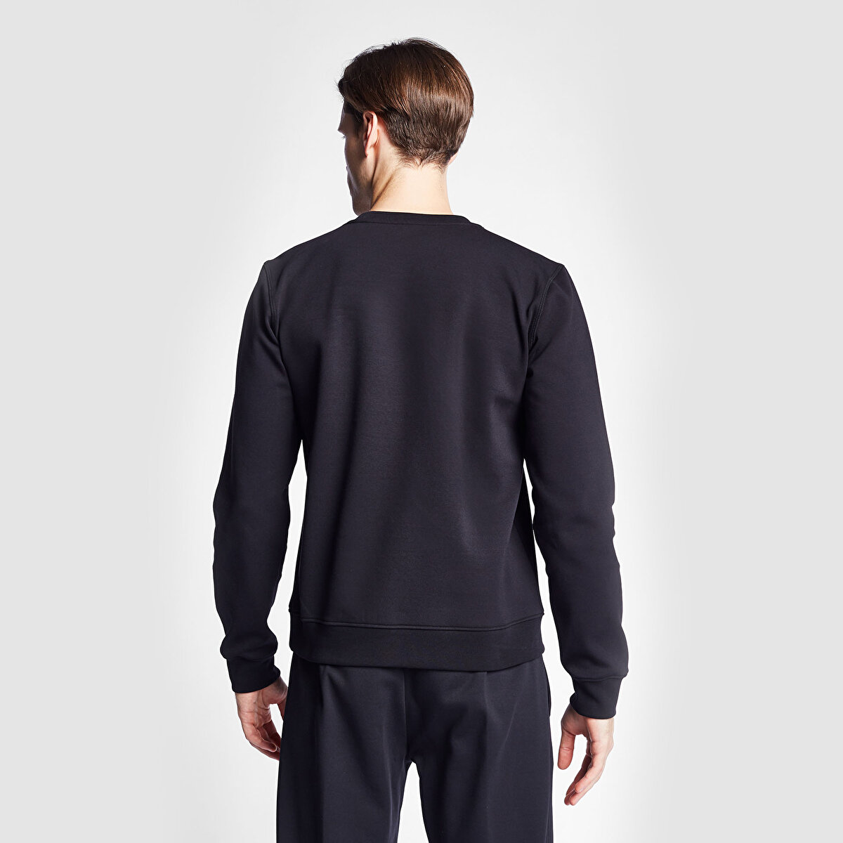 Erkek Siyah Sweatshirt 25S-1242 | Lescon