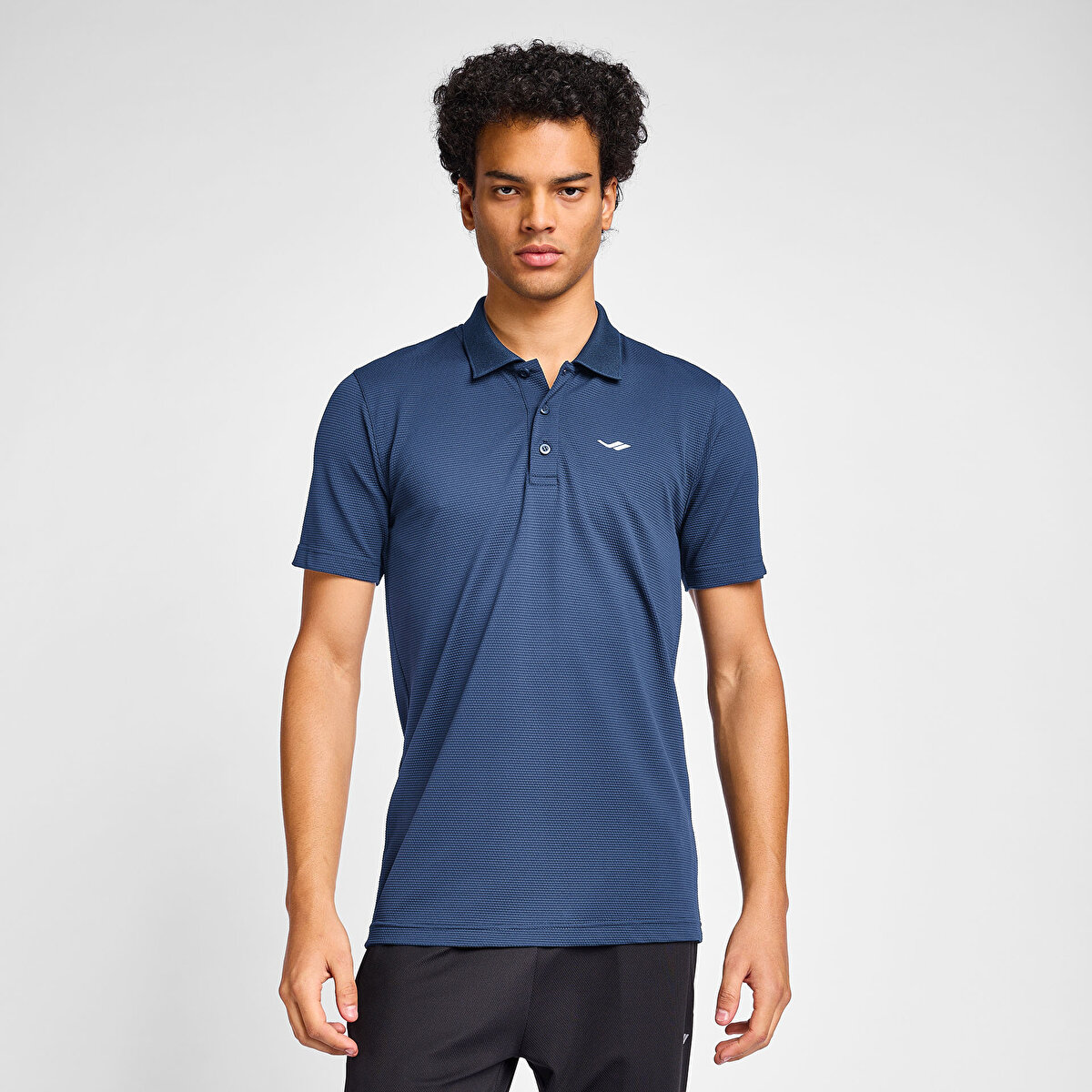 Erkek Mavi Polo Yaka T-Shirt 25S-1275 | Lescon