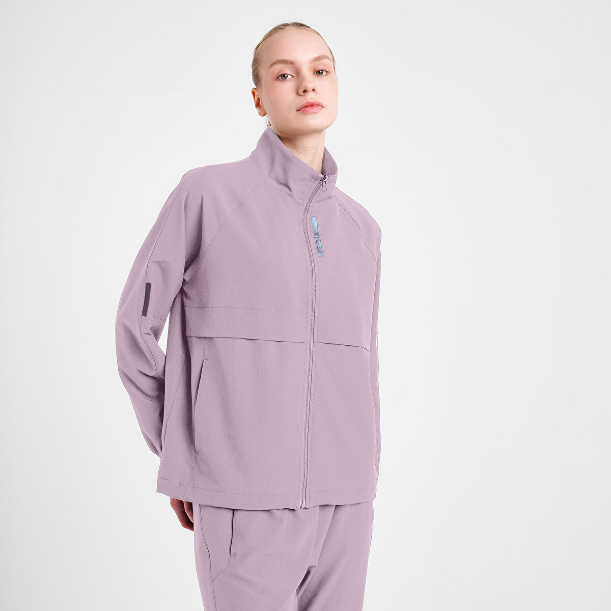 Kadın Orkide Fermuarlı Sweatshirt | Lescon