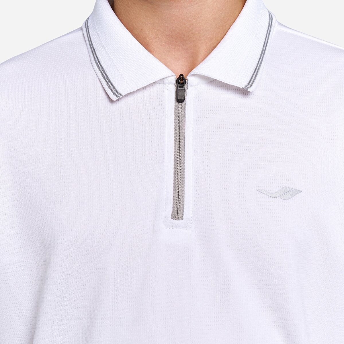 26SS Te/Ca Milled Light Polo【S】 Çocuk Beyaz Polo Yaka T-Shirt 26S-3046 | Lescon