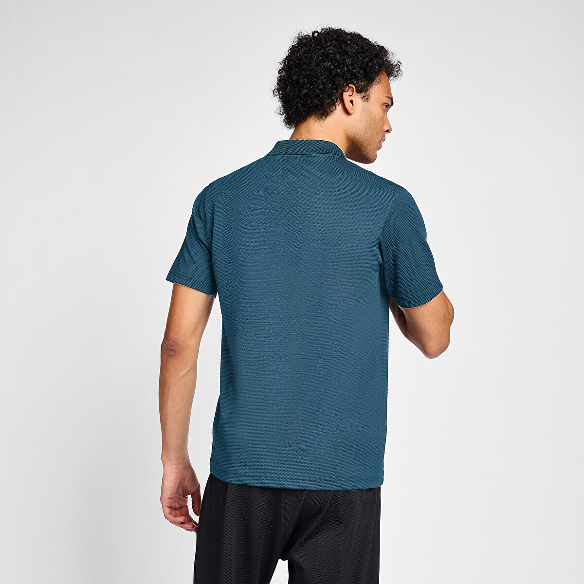 Erkek Mavi Polo Yaka T-Shirt 26S-1297 | Lescon