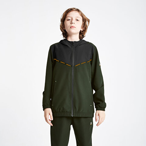 Children's Zippered Hooded Sweatshirt 24N-3102
