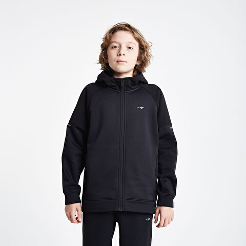 Children's Zippered Hooded Sweatshirt 24N-3117