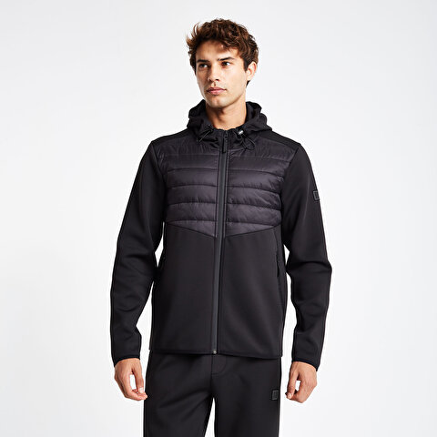 Men's Zippered Hooded Sweatshirt 24N-1138