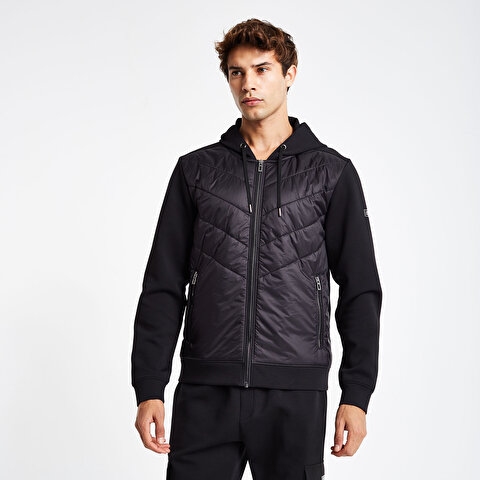 Men's Zippered Hooded Sweatshirt 24N-1154