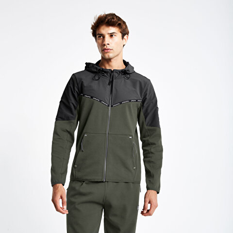 Men's Zippered Hooded Sweatshirt 24N-1101