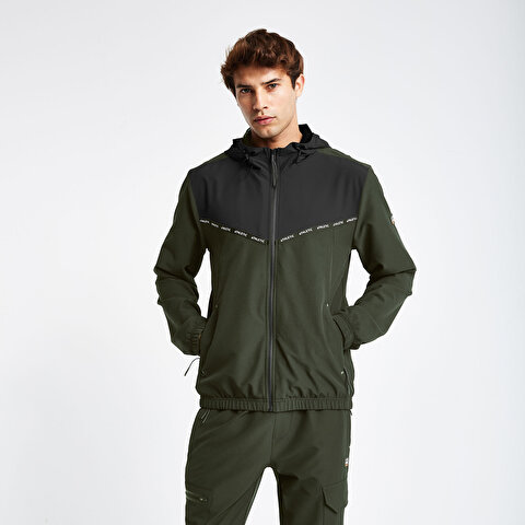 Men's Zippered Hooded Sweatshirt 24N-1102