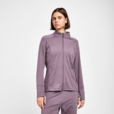 Kadın Antrenman Fermuarlı Sweatshirt 25B-2041