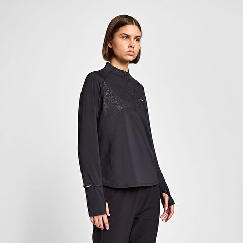 Kadın Koşu Yarım Fermuarlı Sweatshirt 25B-2008