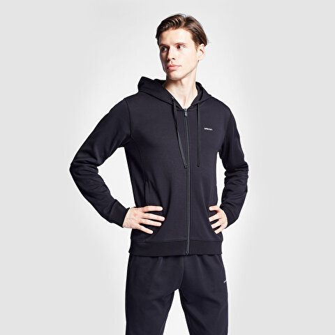 Men's Zippered Hooded Sweatshirt 25S-1241-25B