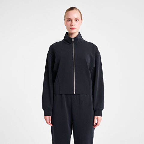 Women's Zippered Sweatshirt 25N-2105