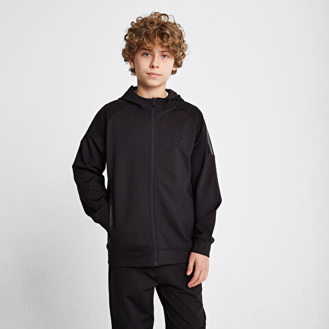 Children's Zippered Hooded Sweatshirt 25N-3117