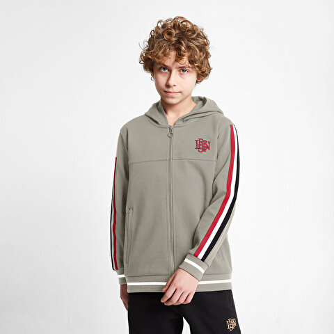 Children's Zippered Hooded Sweatshirt 25N-3130