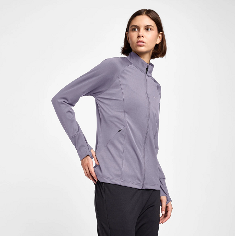 レディースウェア milkun Kadın Lavanta Antrenman Fermuarlı Sweatshirt | Lescon