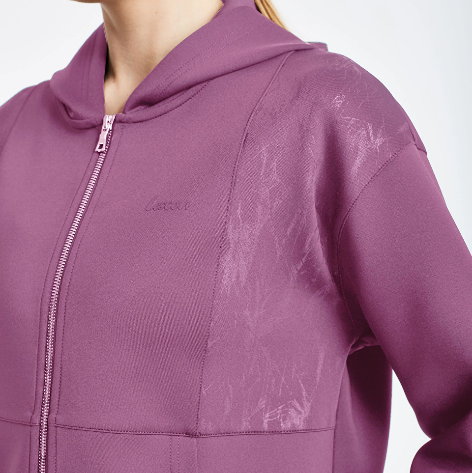 LESCON Kadın Fermuarlı Kapüşonlu Sweatshirt 24N-2126 | Lescon.com.tr