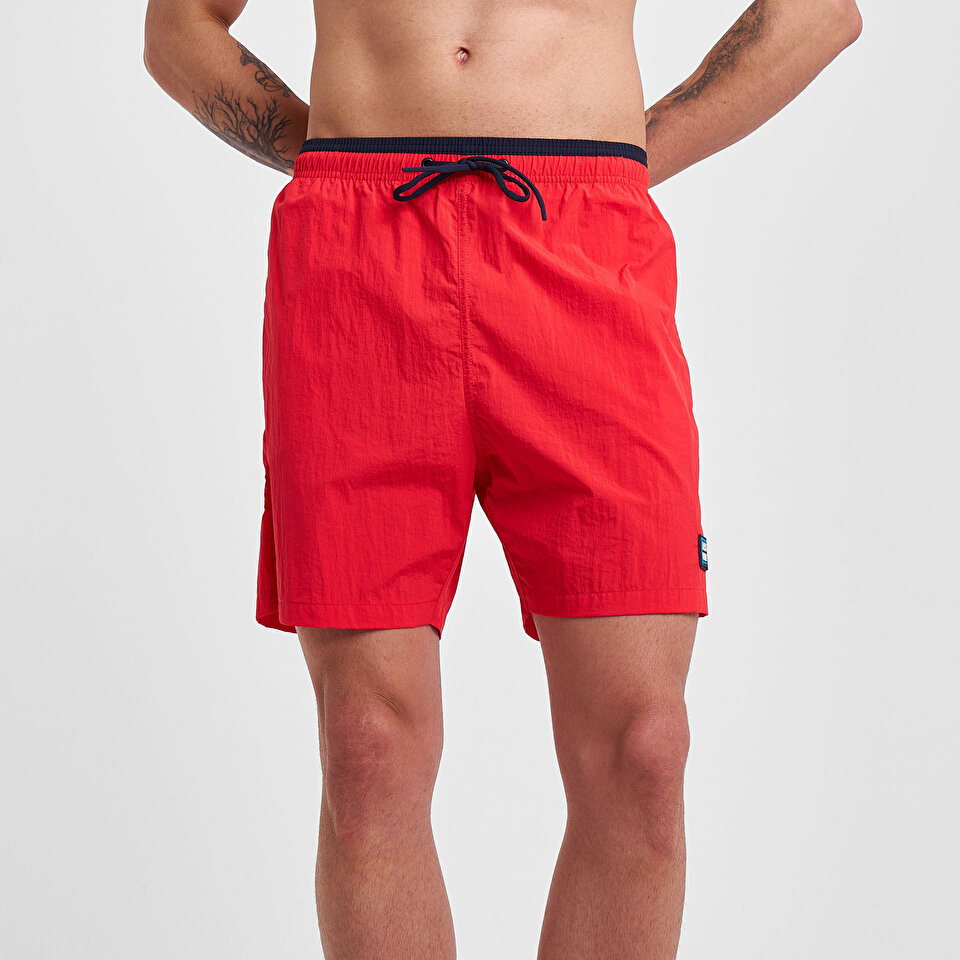 Erkek Kırmızı Deniz Şortu 25Y-1165 | Lescon