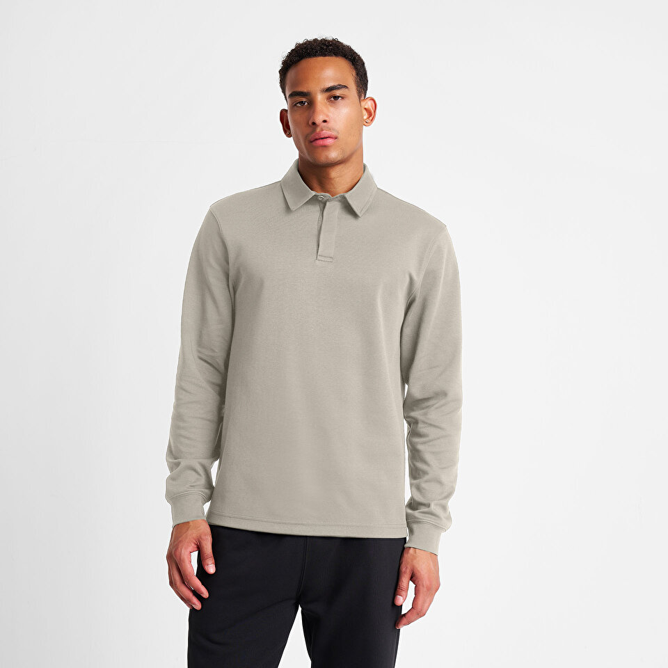 Erkek Sarı Uzun Kol Polo Yaka T-Shirt 25S-1262 | Lescon