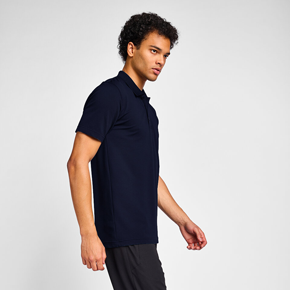 Erkek Lacivert Polo Yaka T-Shirt 25S-1275 | Lescon